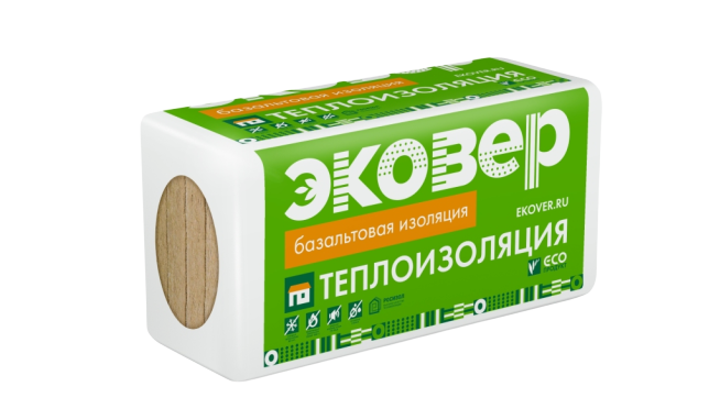 Плита минераловатная Эковер Лайт 45г/м2